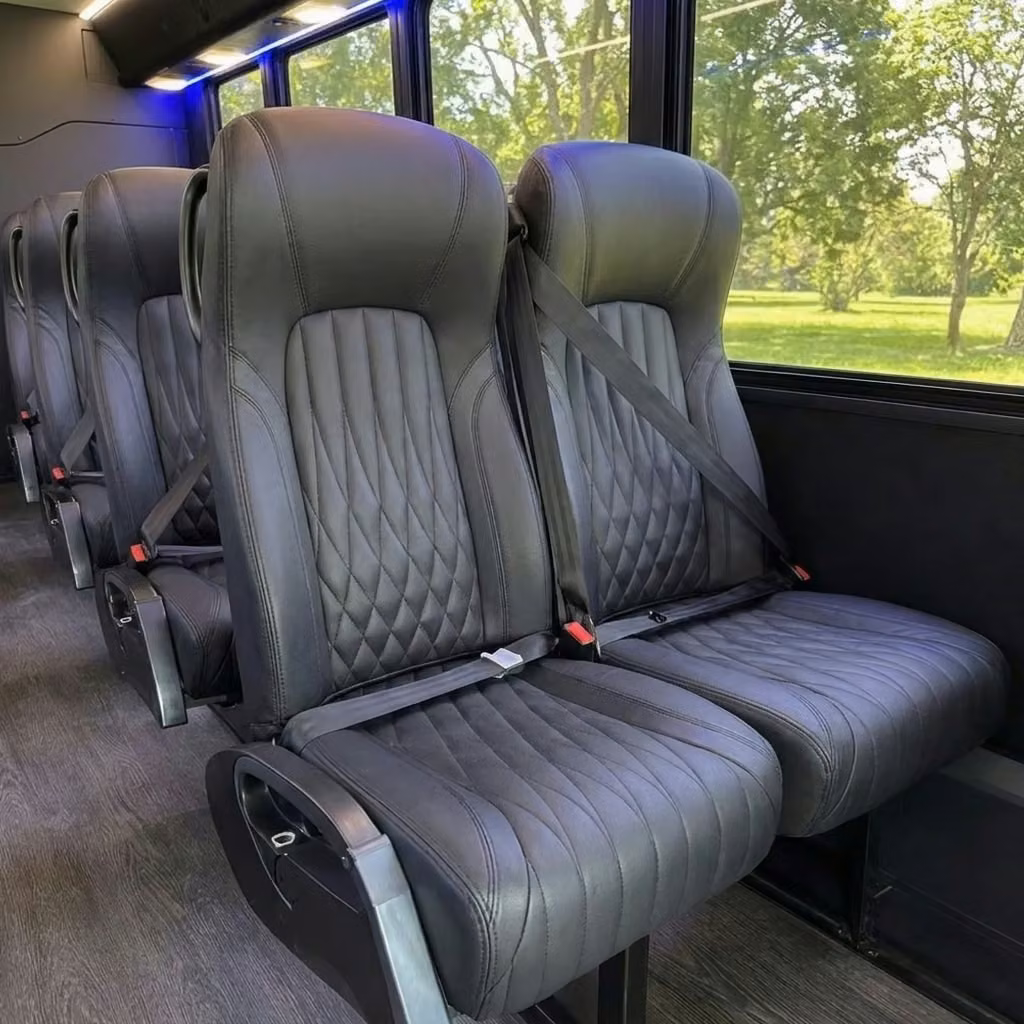 englewood 20 passenger minibus high back seats