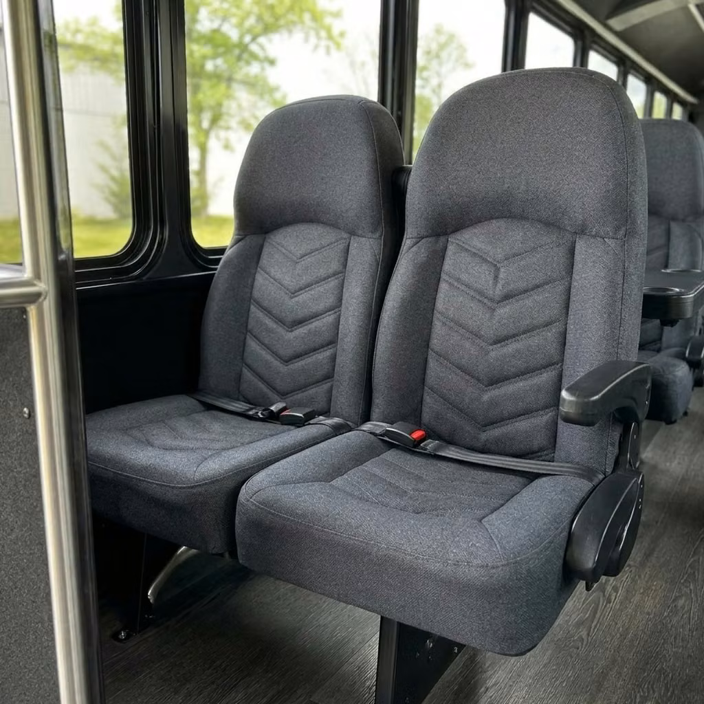 englewood 25 passenger minibus high back seats