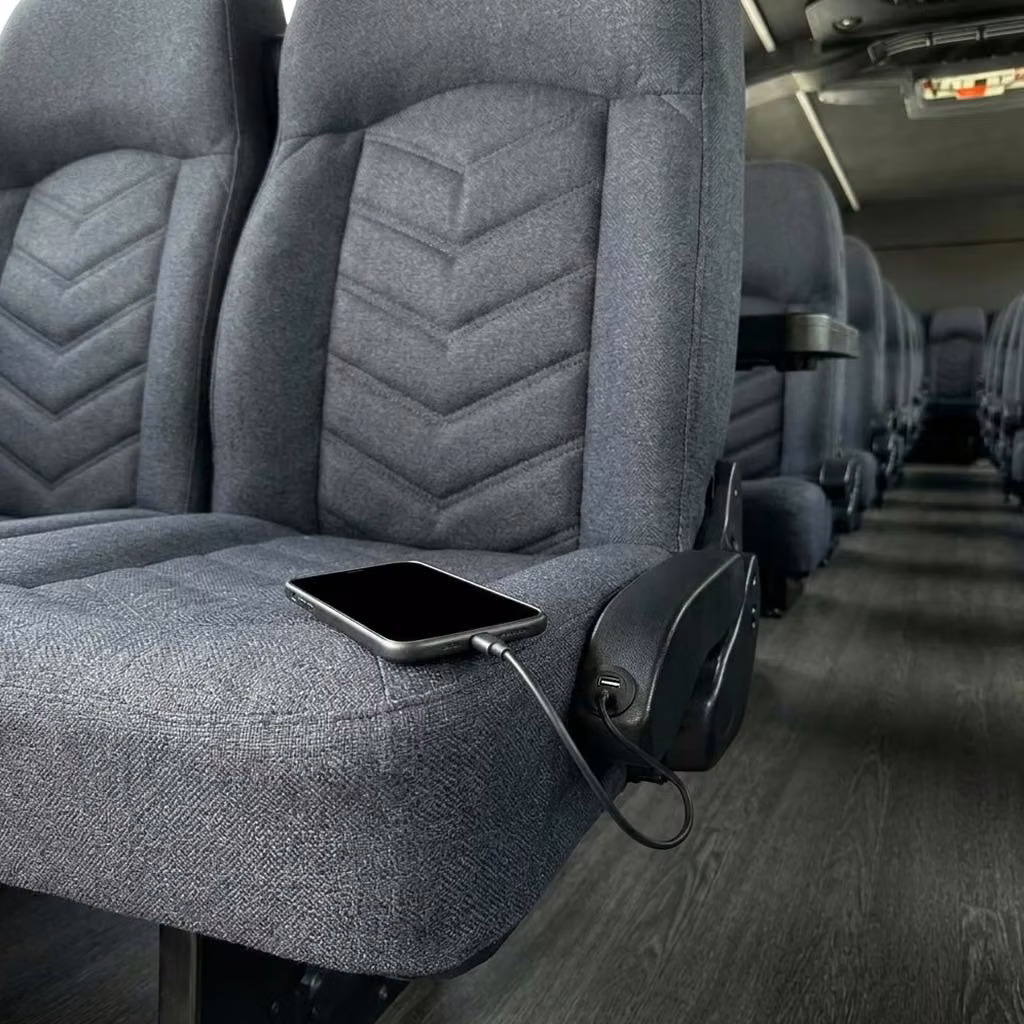 englewood 25 passenger minibus usb charging