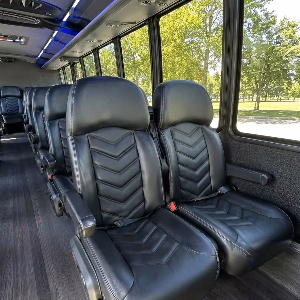 englewood 28 passenger minibus seating