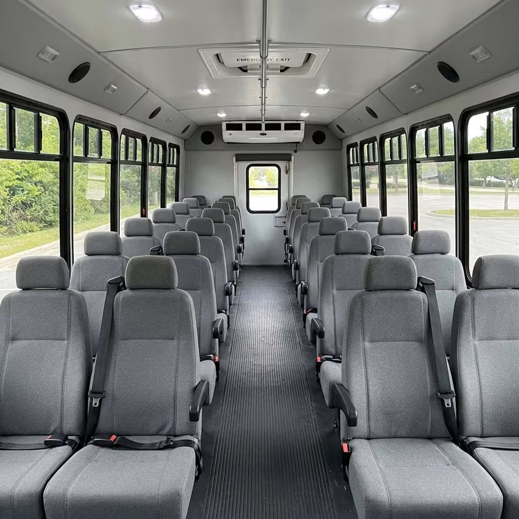 englewood 30 passenger minibus seating