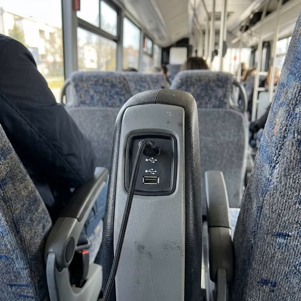 englewood 30 passenger minibus usb charging