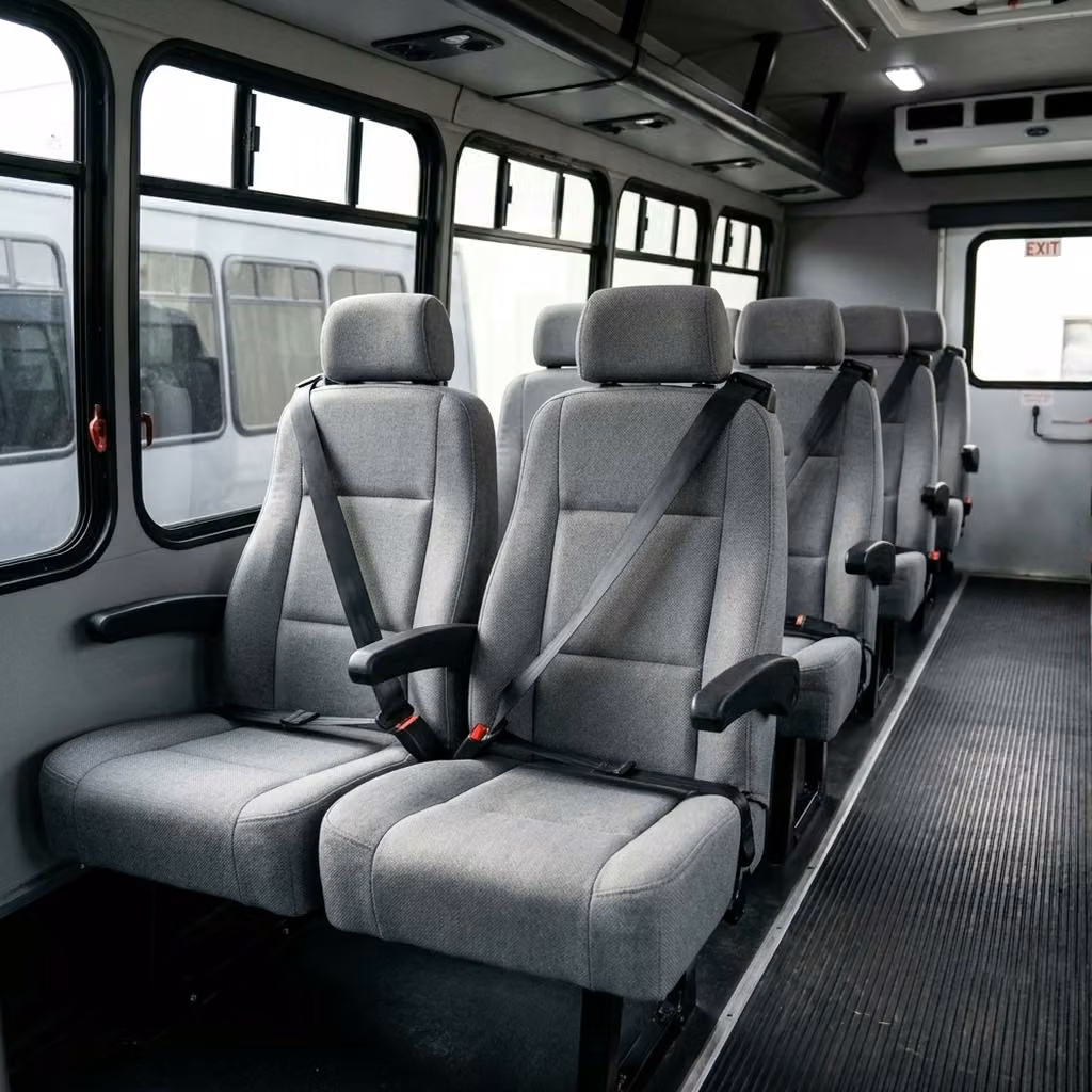 englewood 35 passenger minibus reclining seats