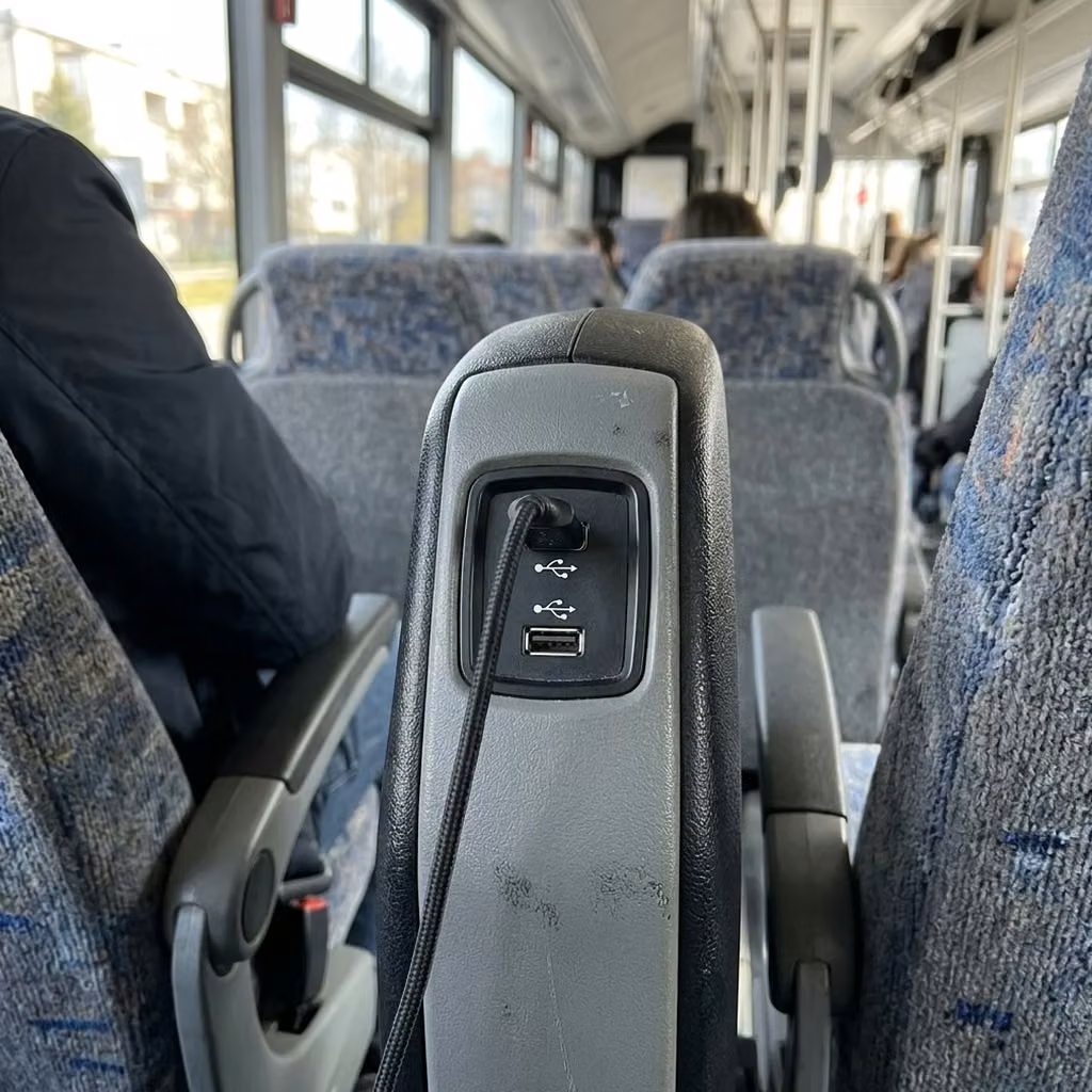 englewood 35 passenger minibus usb charging