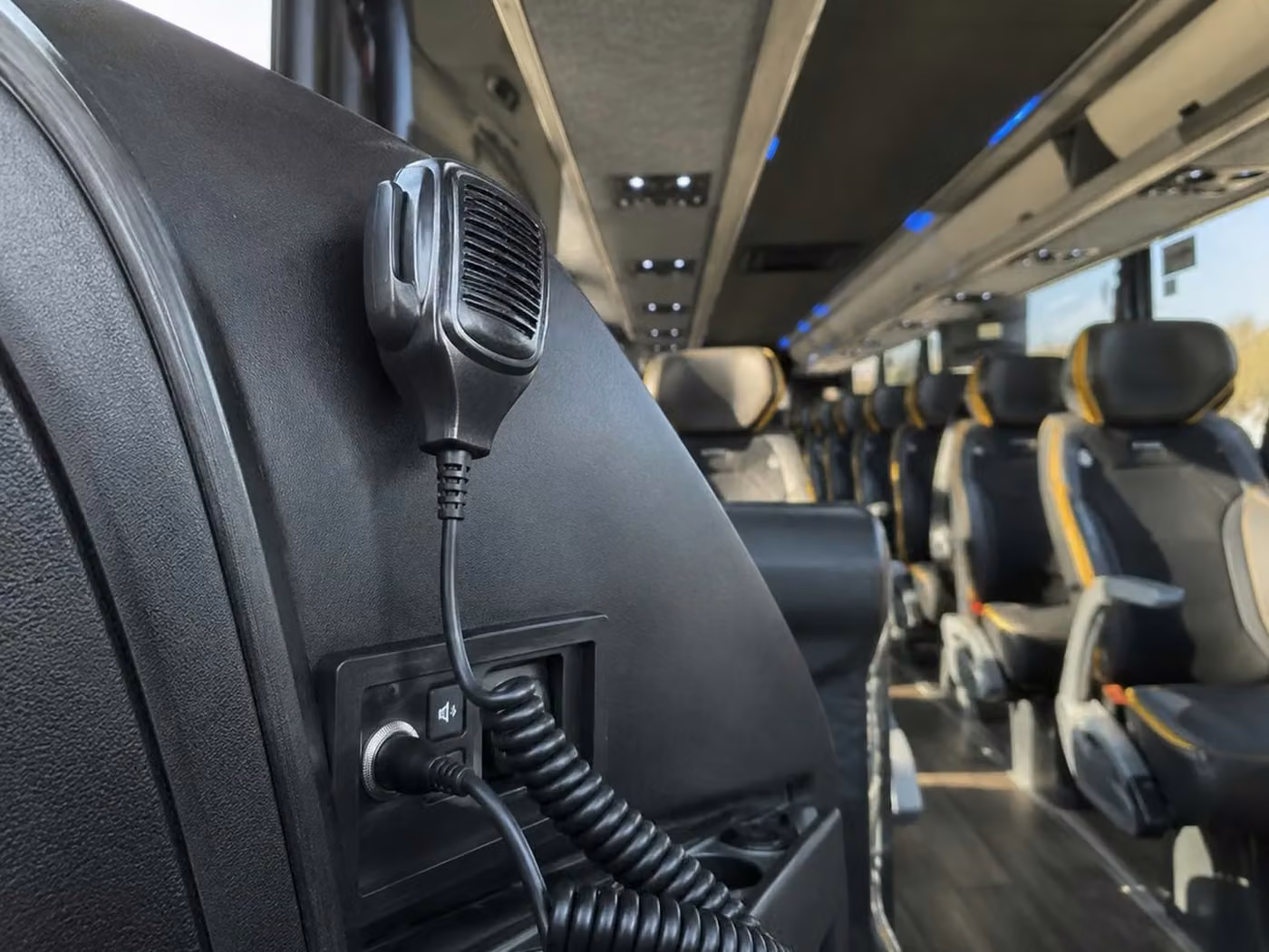 englewood charter bus pa system