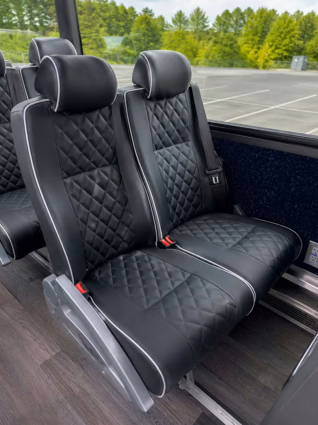 englewood charter bus reclining seats