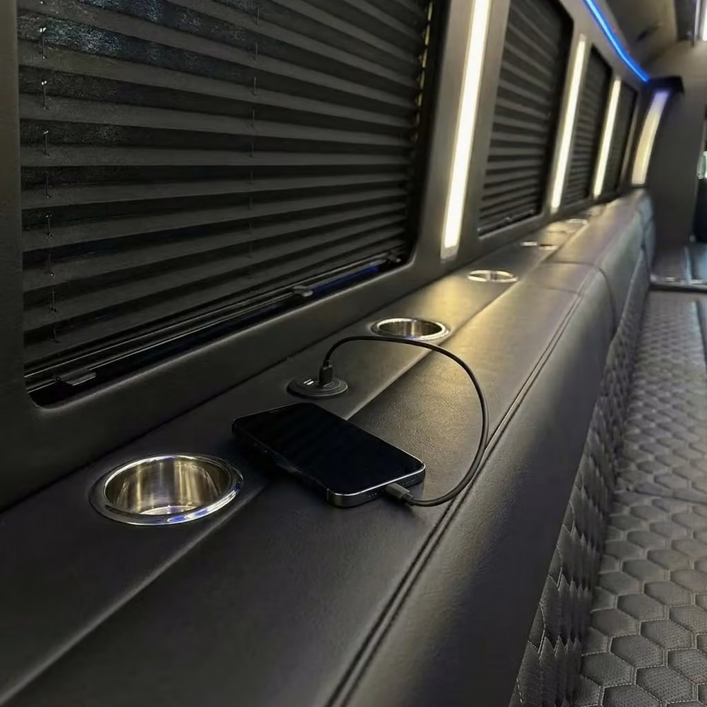 englewood party bus usb charging