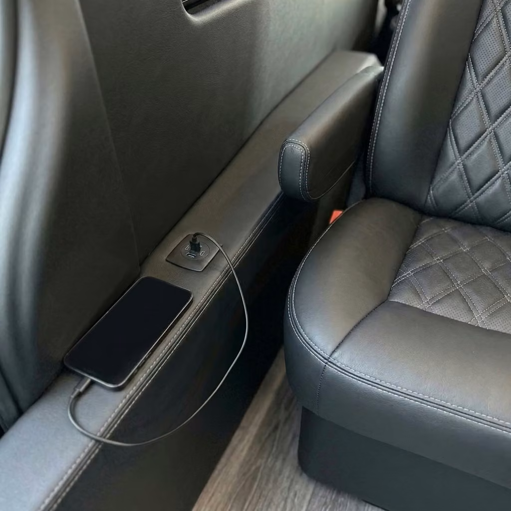 englewood sprinter van rental with driver usb charging