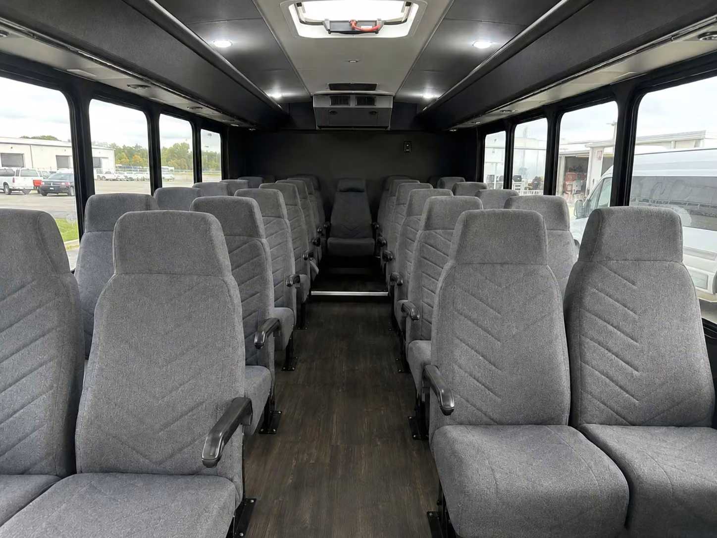 15 passenger minibus interior