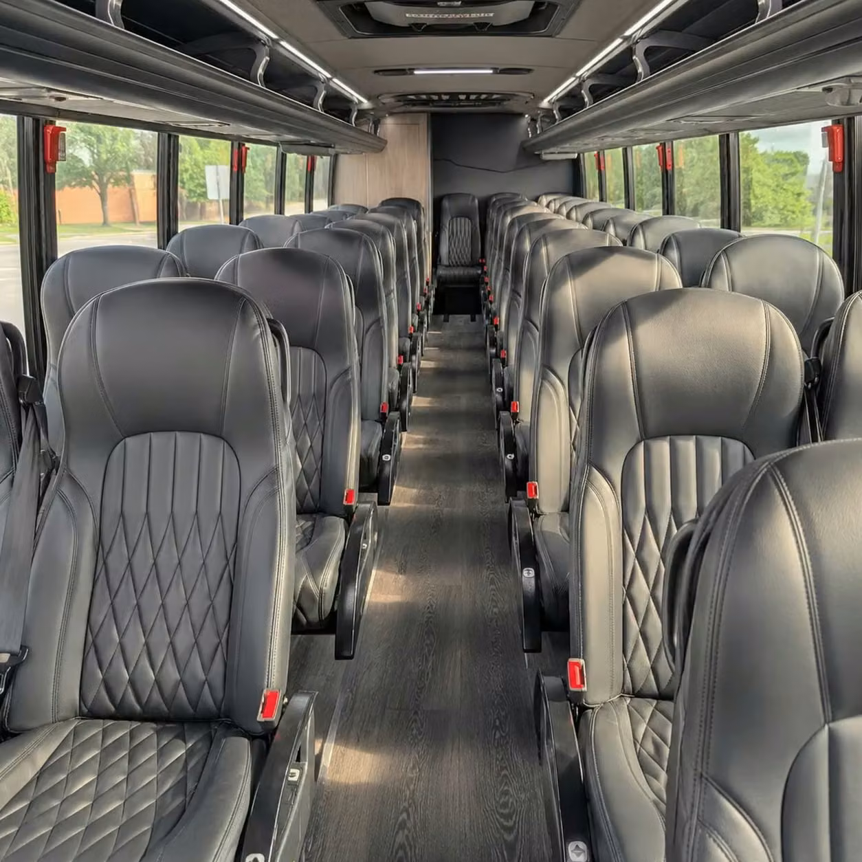 30 passenger minibus interior