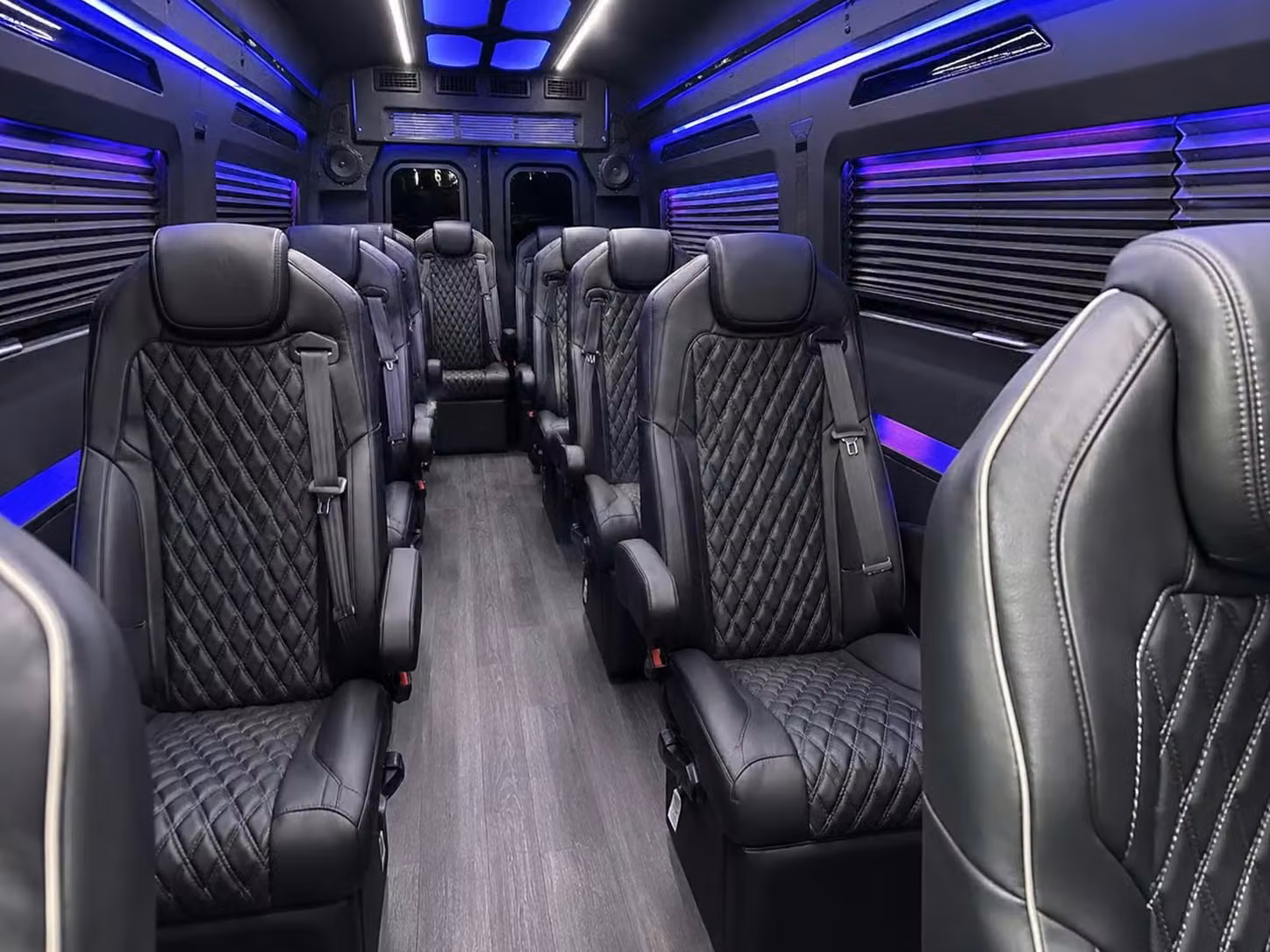 sprinter van with driver interior